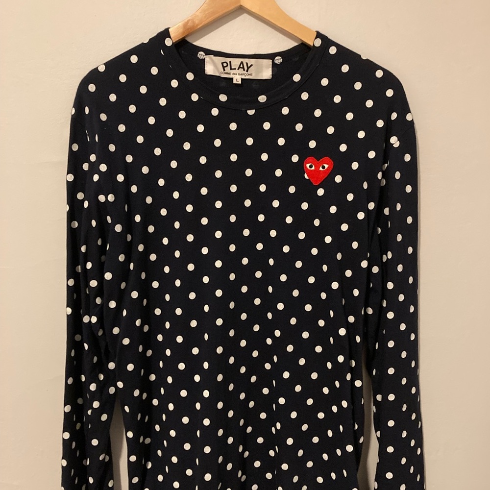 CDG long sleeve shirt size L